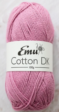 Wool: Emu Cotton 100% DK Yarn (100g) Blossom (006)