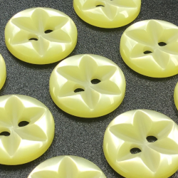 Baby Star Buttons Lemon (14mm/22L)