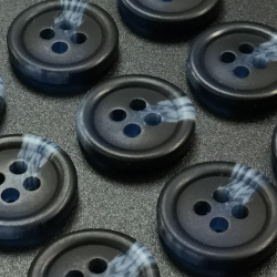 Easy Match Four-Hole Buttons Blue (15mm/24L)