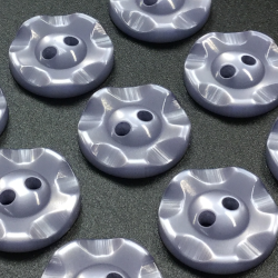 Flower Fruit Gum Buttons Grey (16mm/26L)