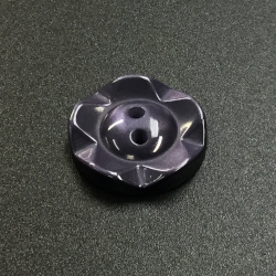 Flower Fruit Gum Buttons Purple (16mm/26L)