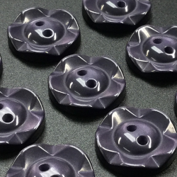 Flower Fruit Gum Buttons Purple (16mm/26L)