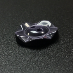 Flower Fruit Gum Buttons Purple (16mm/26L)