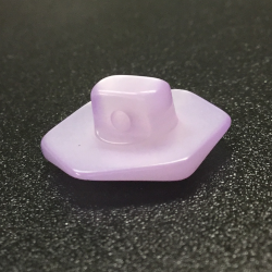 Hexagonal Buttons Lilac (15mm/24L)