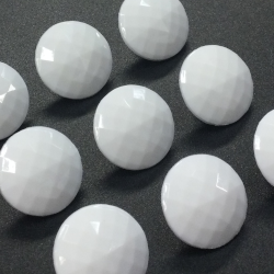 White Honeycomb Buttons (15mm/24L)