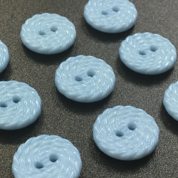 Maze Swirl Buttons Blue (15mm/24L)