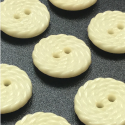Maze Swirl Buttons Cream (15mm/24L)