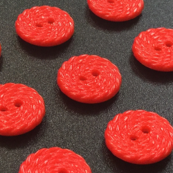 Maze Swirl Buttons Red (15mm/24L)