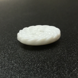 Maze Swirl Buttons White (15mm/24L)