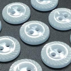 Small Milled Edge Buttons Baby Blue (11mm/18L)