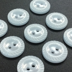 Small Milled Edge Buttons Baby Blue (14mm/22L)
