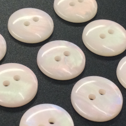 Pink Mother of Pearl Buttons (18mm/28L)