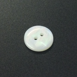 Duck Egg Blue Mother of Pearl Buttons (15mm/24L)
