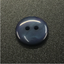 Mother of Pearl Buttons Navy Blue (15mm/24L)