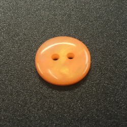 Mother of Pearl Buttons Orange (15mm/24L)