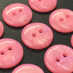 Mother of Pearl Buttons Pink (15mm/24L)