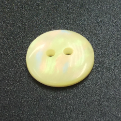 Mother of Pearl Buttons Yellow (15mm/24L)