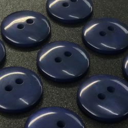 Mother of Pearl Buttons Navy Blue (18mm/28L)