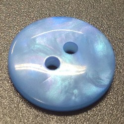 Mother of Pearl Buttons Blue (15mm/24L)