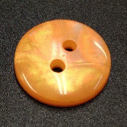 Mother of Pearl Buttons Orange (15mm/24L)