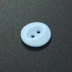 Blue Oval Buttons (15mm/24L)