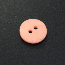 Peach Oval Buttons (15mm/24L)