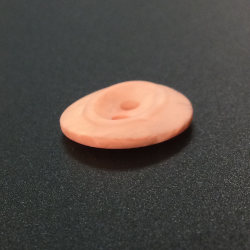 Peach Oval Buttons (15mm/24L)