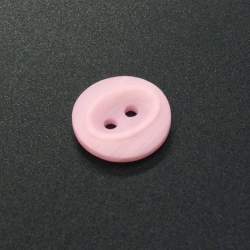 Pink Oval Buttons (15mm/24L)