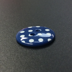 Blue Pastel Spots Buttons (18mm/28L)