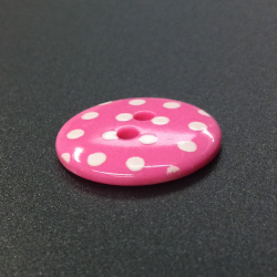 Pink Pastel Spots Buttons (18mm/28L)