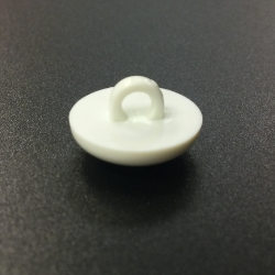 White Toggle Buttons (15mm/24L) Fish