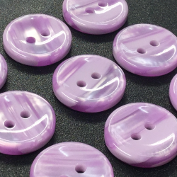 Lined Buttons Lilac (15mm/24L)