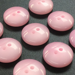 Pink Side-Cut Buttons (15mm/24L)