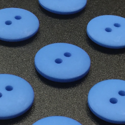 Smarties Buttons Blue (18mm/28L)