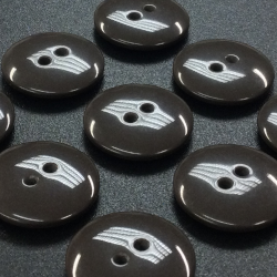 Brown Smarties Buttons (20mm/32L)