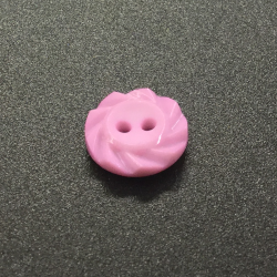 Swirl Edge Buttons Pink (15mm/24L)
