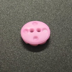 Swirl Edge Buttons Pink (15mm/24L)