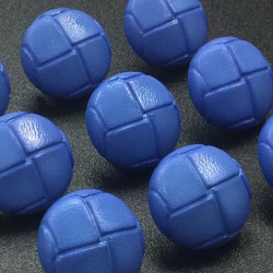 Blue Football Buttons (15mm/24L)
