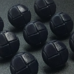 Navy Blue Football Buttons (15mm/24L)