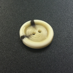 Aran Ridge Horn Buttons (23mm)