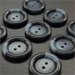 Aran Swirl Buttons (22mm) Blue