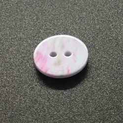 Cut Rose Buttons Baby Blue (15mm/24L)