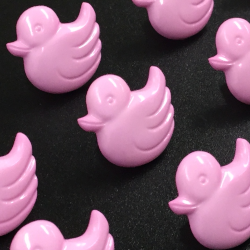 Duck Toggle Buttons Baby Pink (14mm/22L)