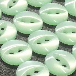 Fisheye Buttons Mint Green (11mm/18L)