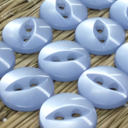 Fisheye Buttons Sky Blue (11mm/18L)