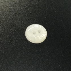 White Floral Damask Buttons (12mm/20L)