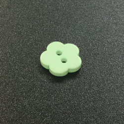 Small Flower Buttons Mint Green (12mm/20L)