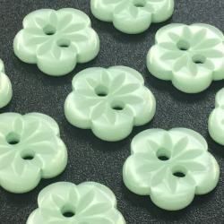 Cut Flower Buttons Mint Green (12mm/20L)
