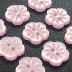 Cut Flower Buttons Pink (12mm/20L)