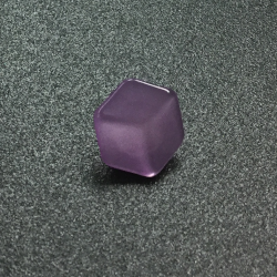 Hexagonal Buttons (11mm/18L) Purple